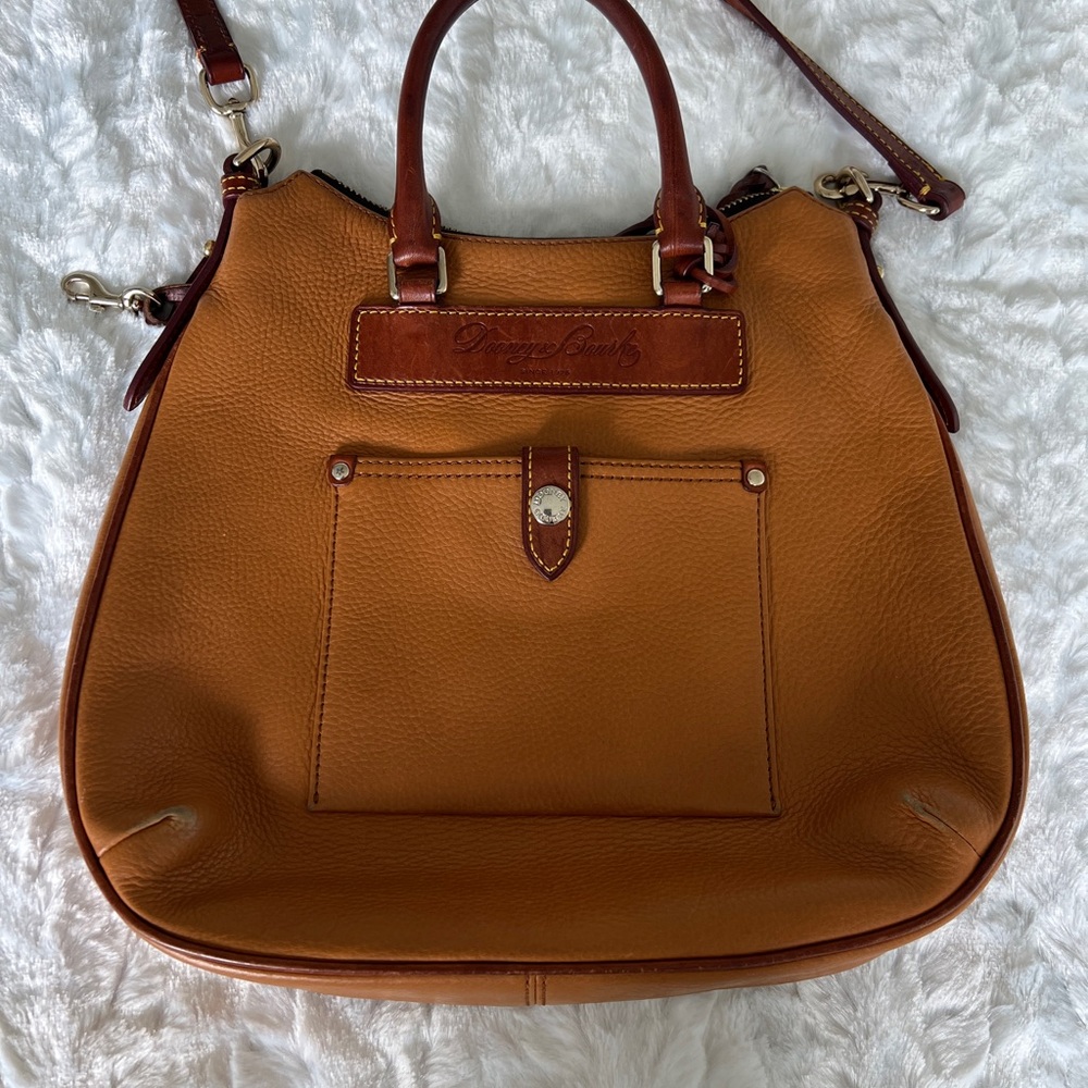Dooney & Bourke Tan Leather Tote Bag